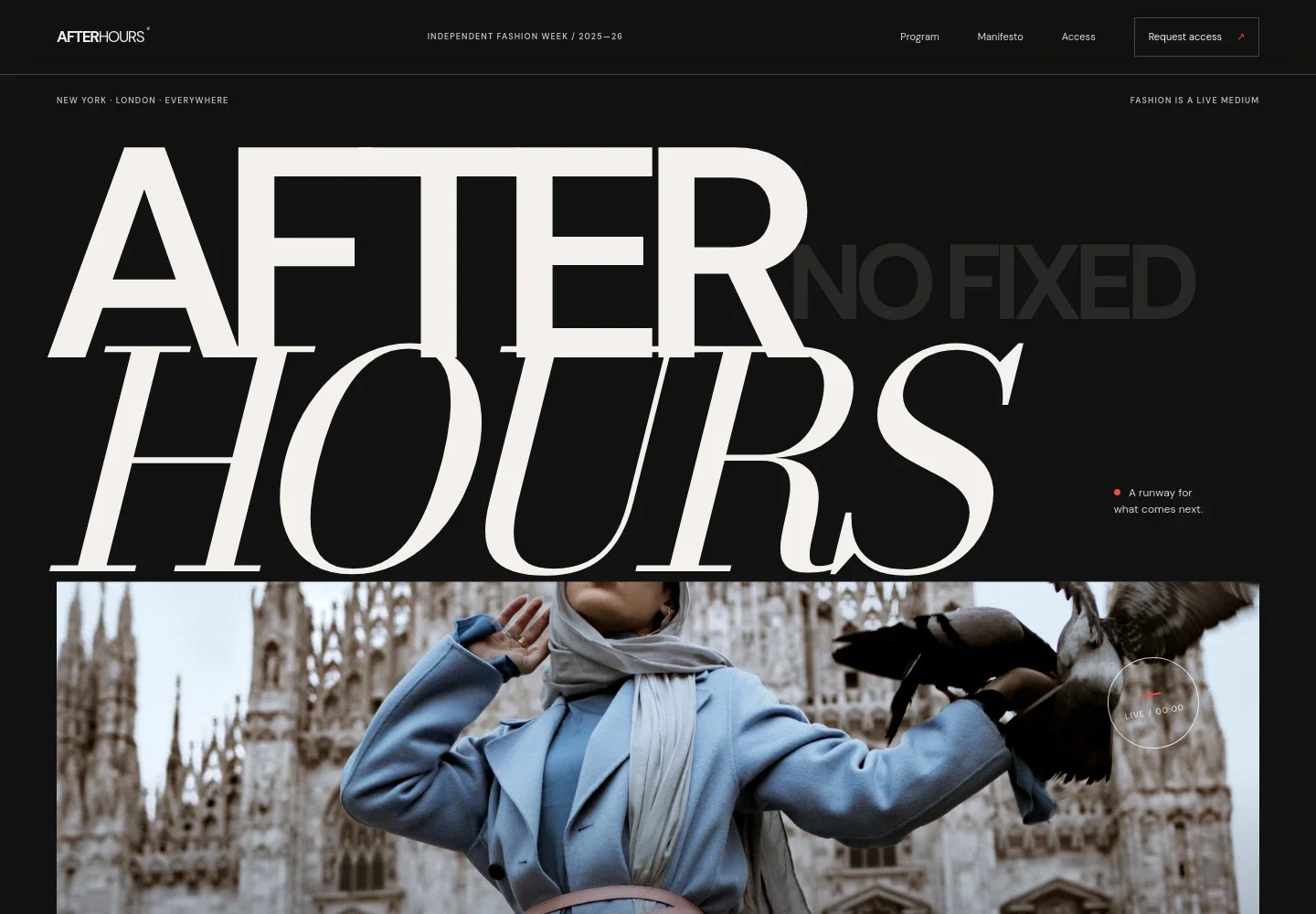 Fashion Show Website Template