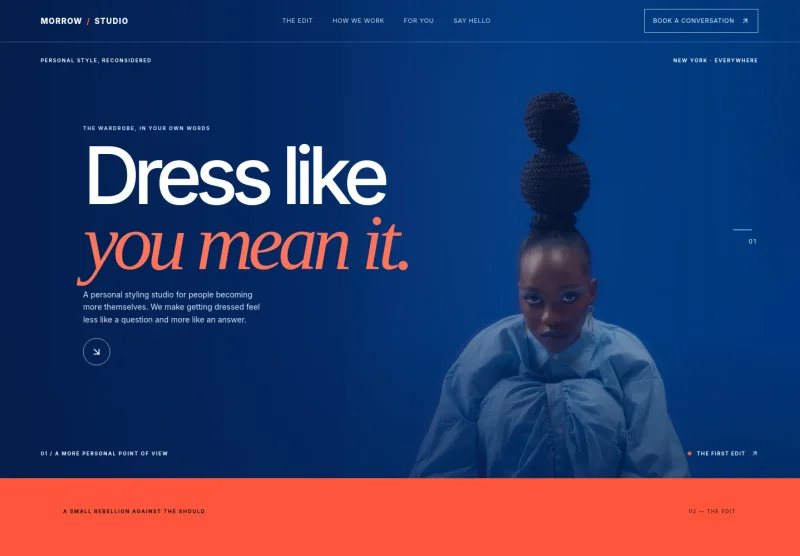 Fashion Stylist Website Template