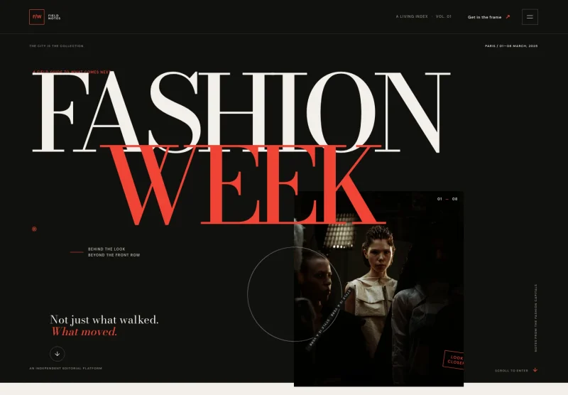 Fashion Week Website Template