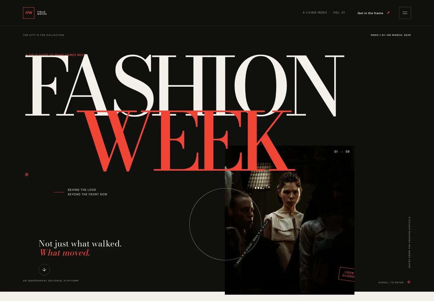 Fashion Week Website Template