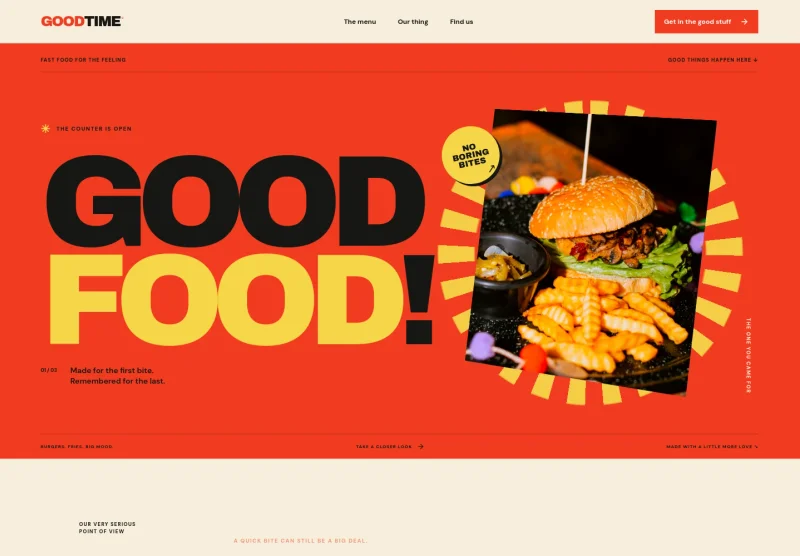 Fast Food Website Template