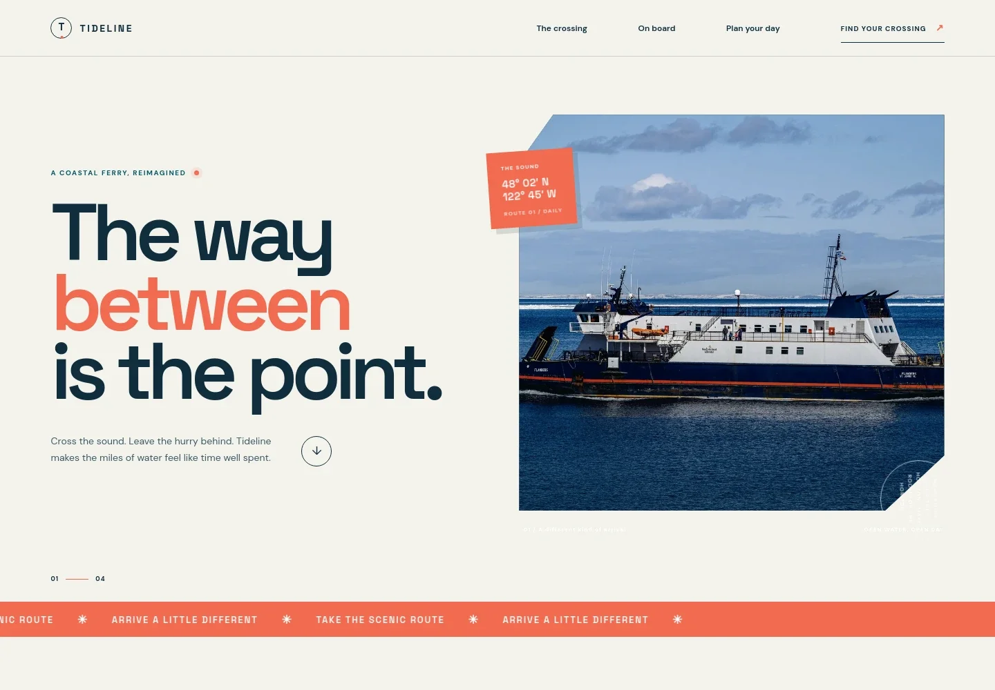 Ferry Service Website Template