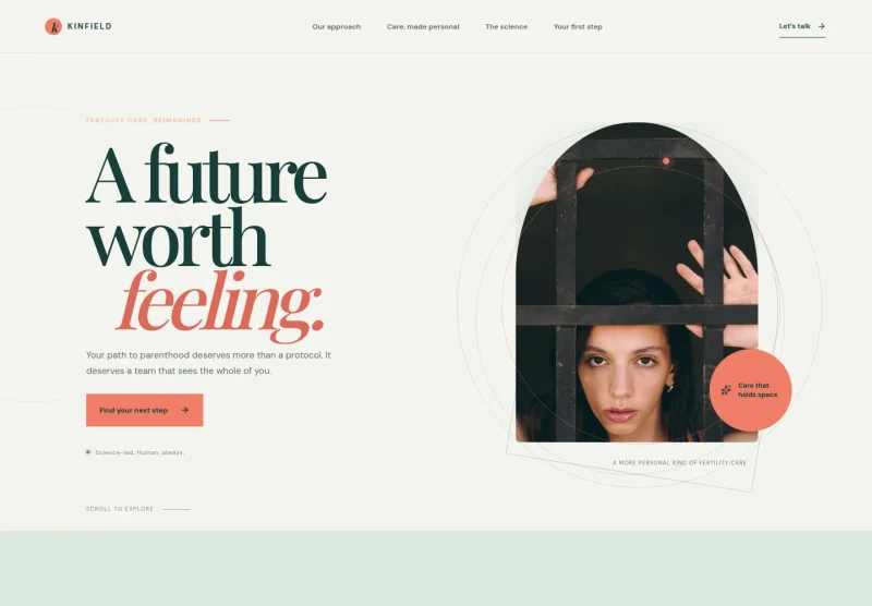 Fertility Website Template
