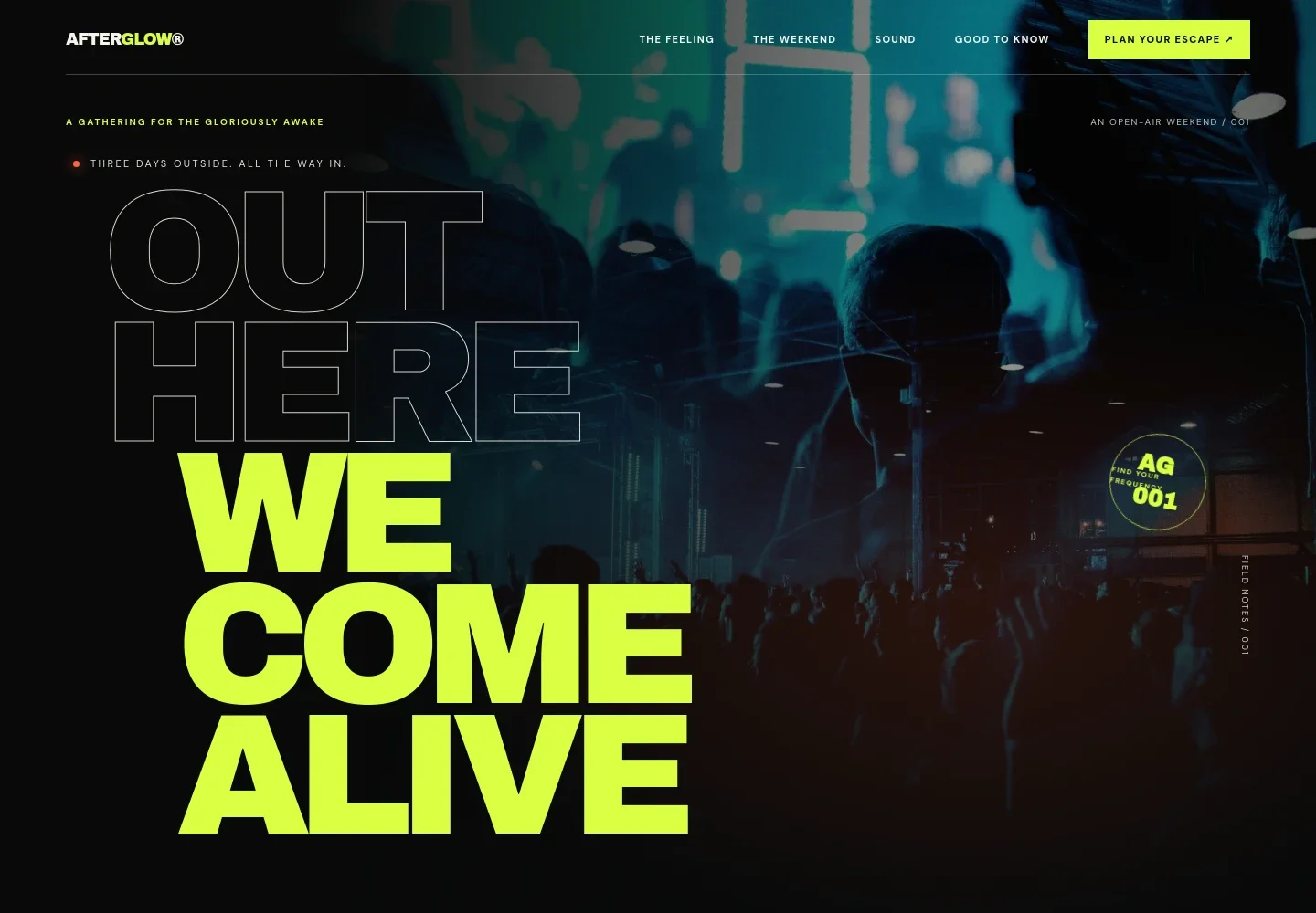 Festival Website Template