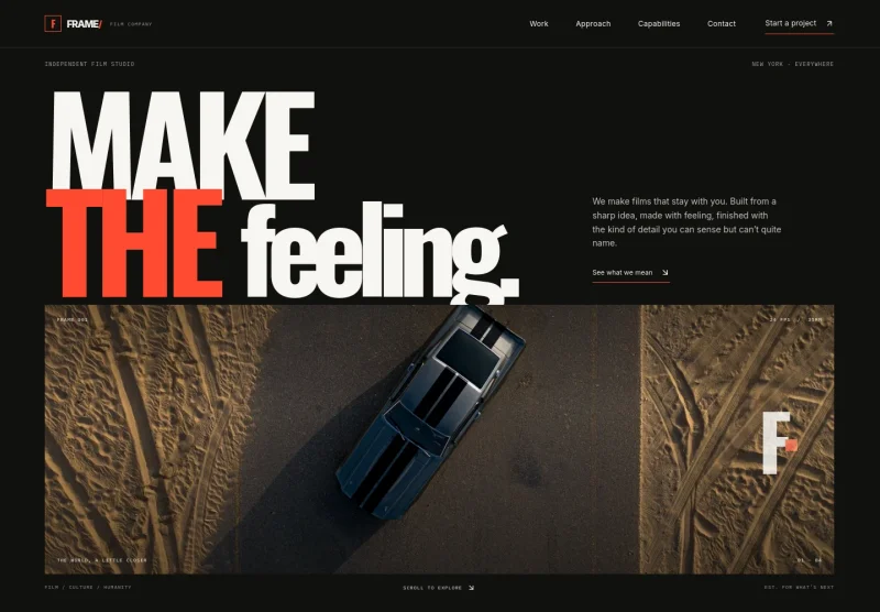 Film Agency Website Template