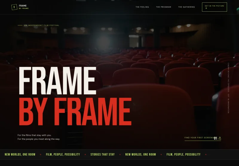 Film Festival Website Template