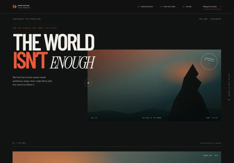 Film Producer Website Template