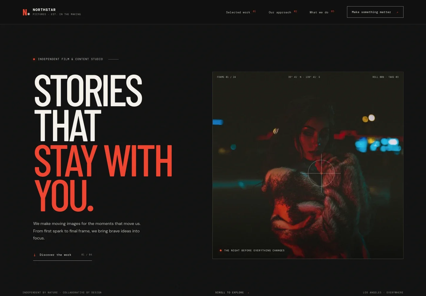 Film Production Website Template