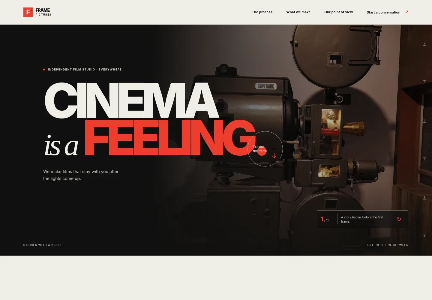 Film Website Template