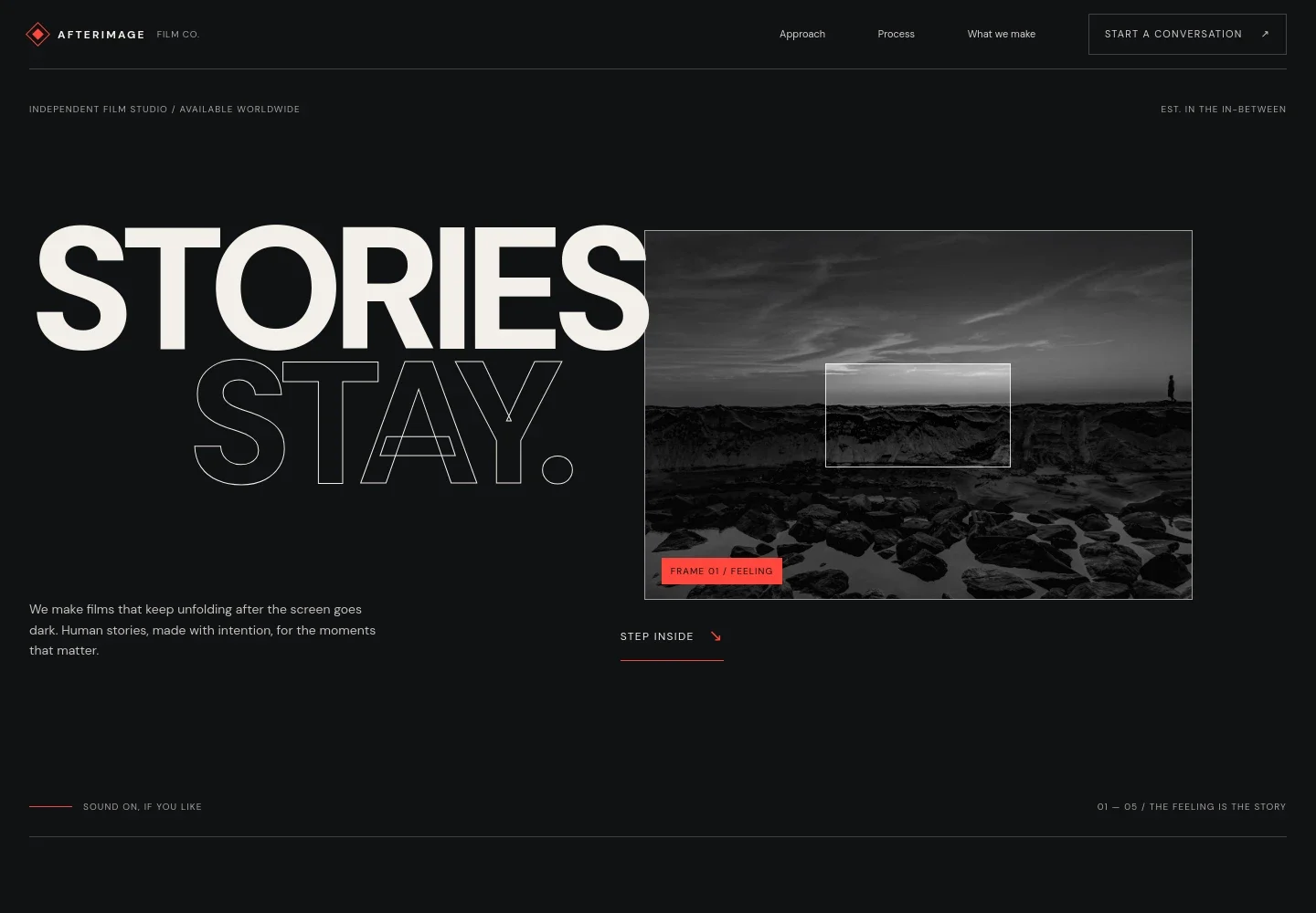 Filmmaker Website Template
