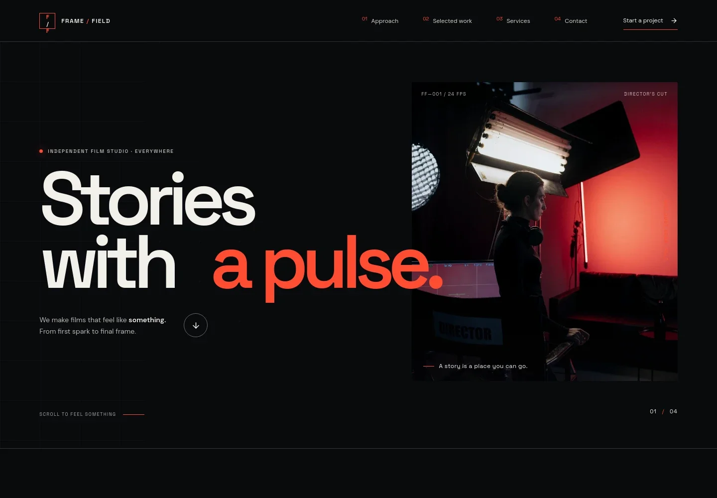 Filmmaking Website Template