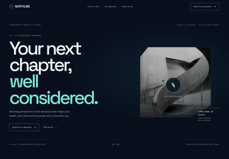 Financial Consultancy Website Template