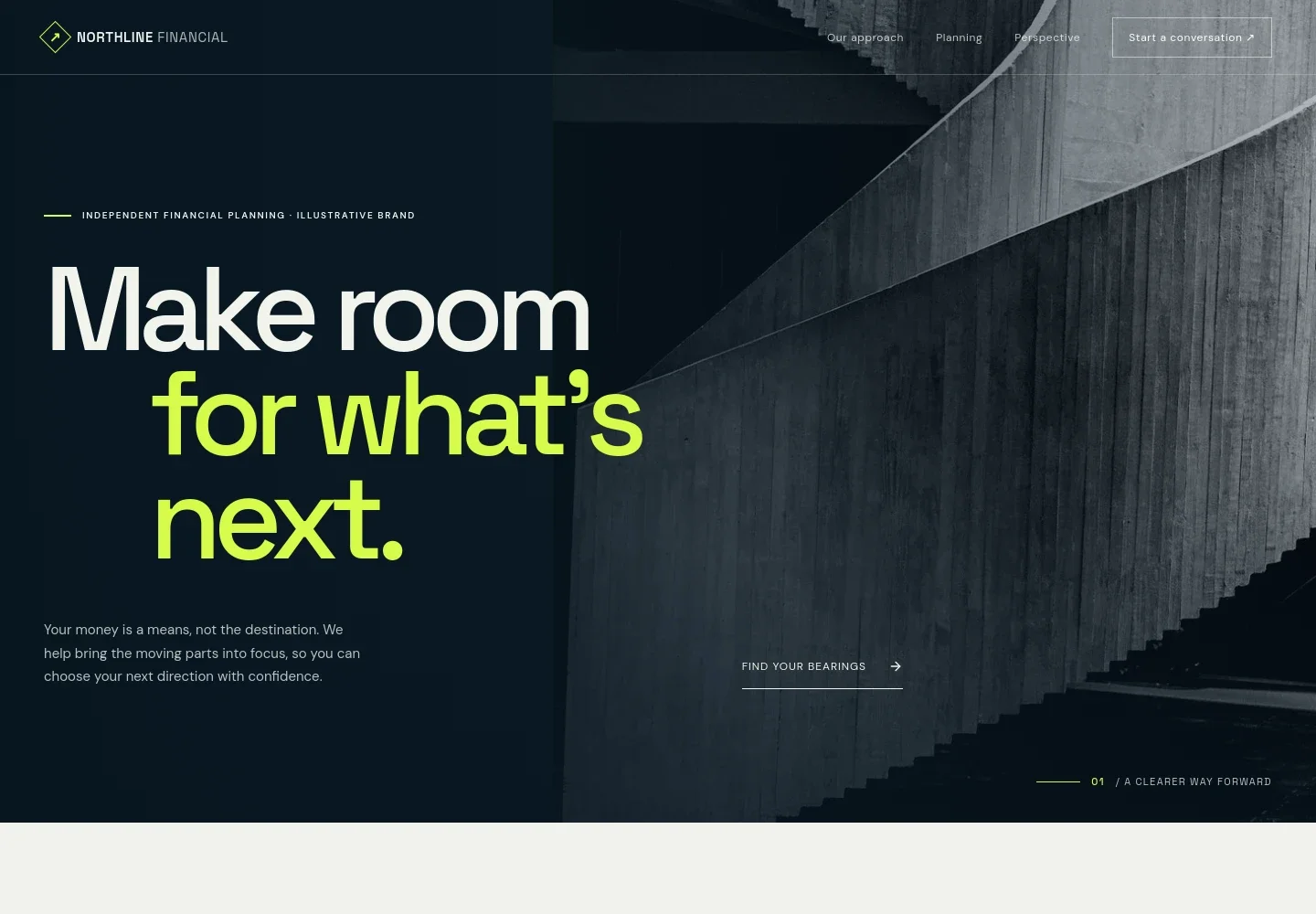 Financial Planning Website Template