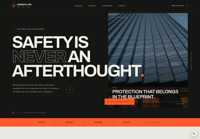 Fire Safety Website Template