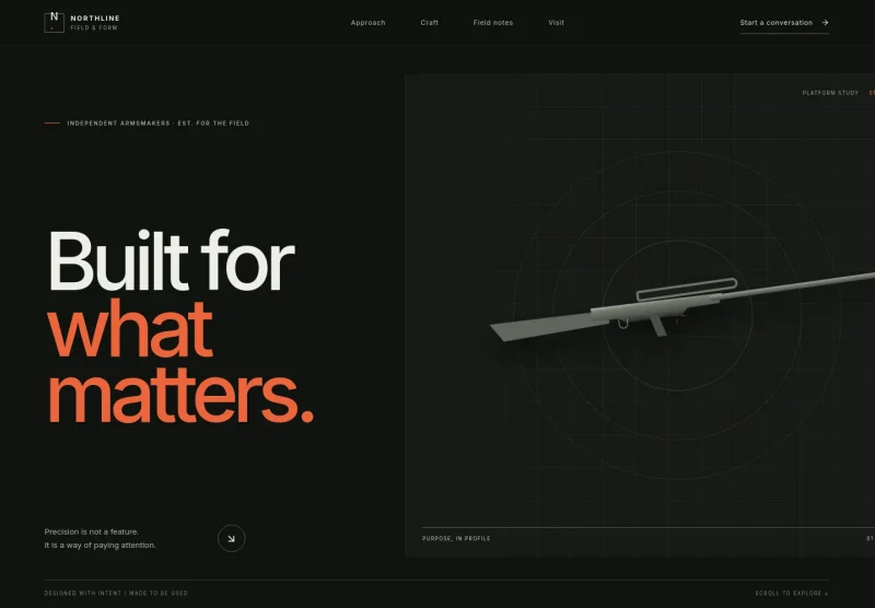 Firearms Website Template