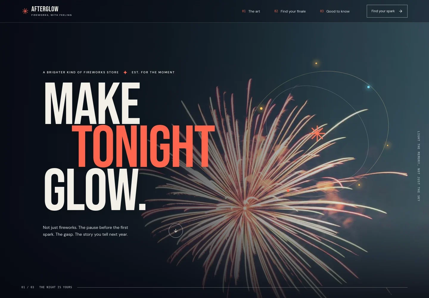 Fireworks Store Website Template