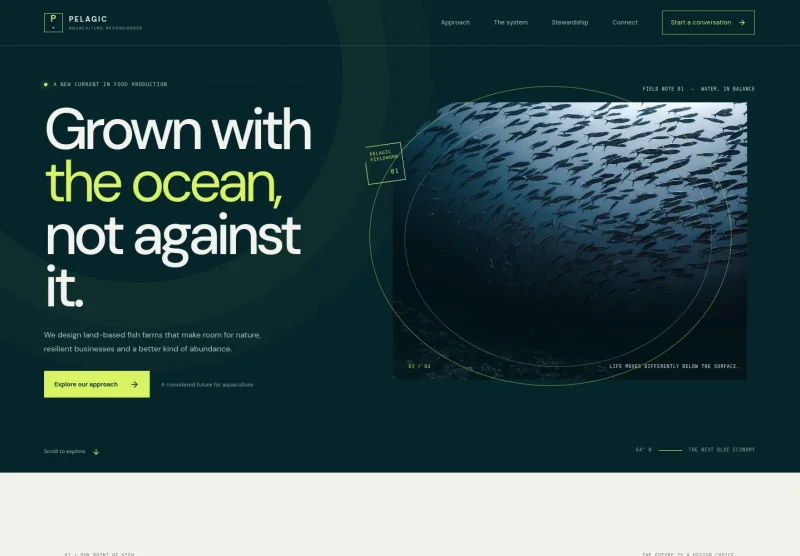Fish Farming Website Template