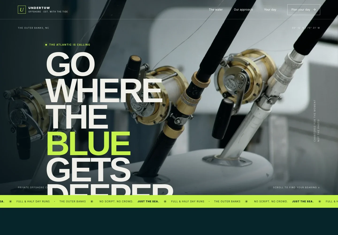 Fishing Charter Website Template