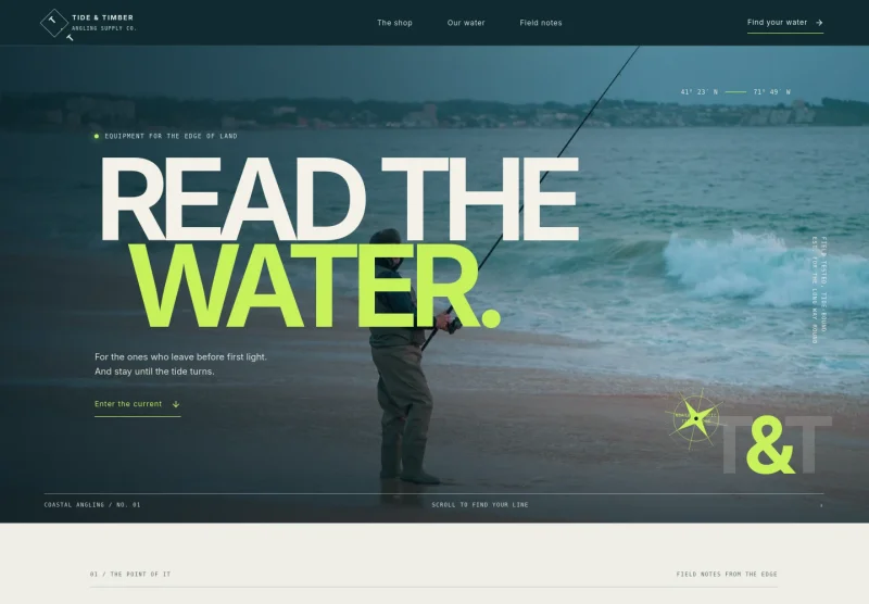 Fishing Shop Website Template