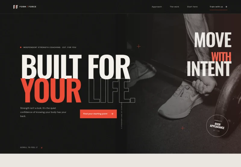 Fitness Coach Website Template