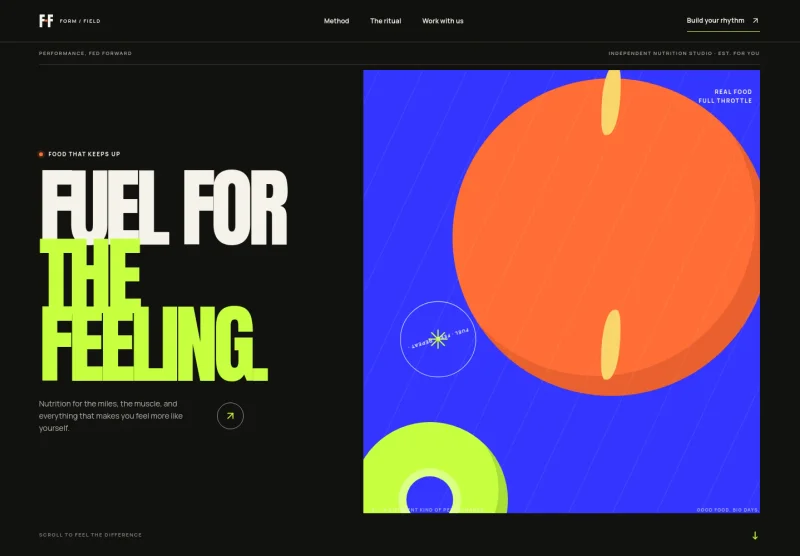 Fitness Nutrition Website Template