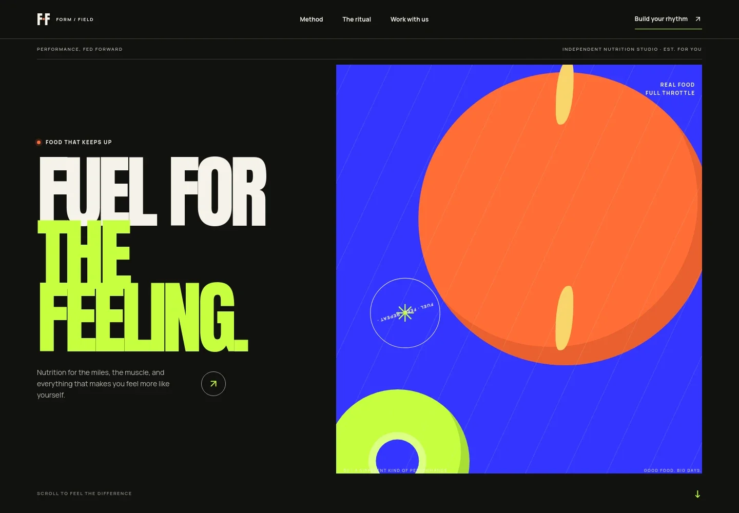 Fitness Nutrition Website Template