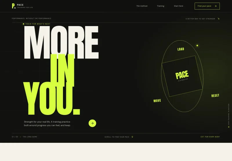 Fitness Program Website Template