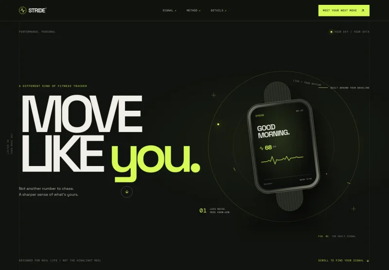 Fitness Tracker Website Template