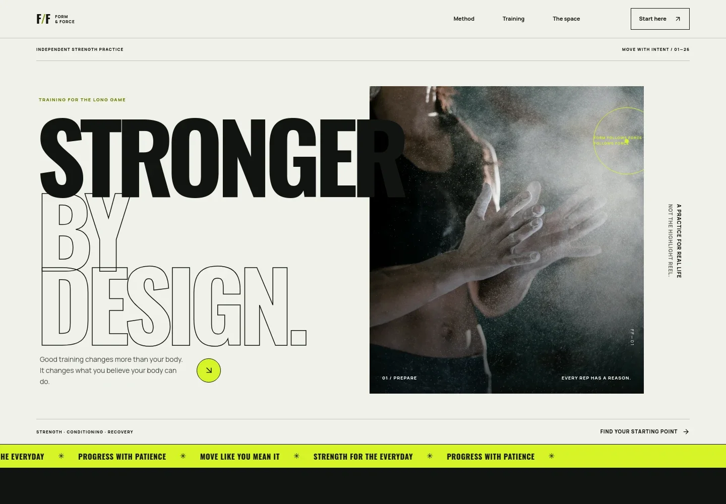 Fitness Training Website Template