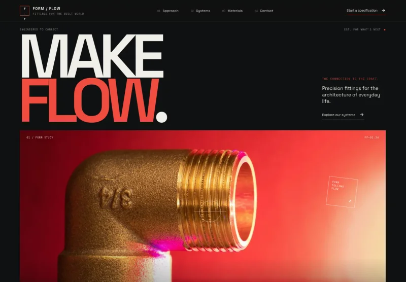 Fittings Website Template