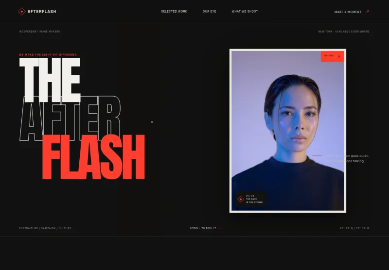 Flash Photography Website Template