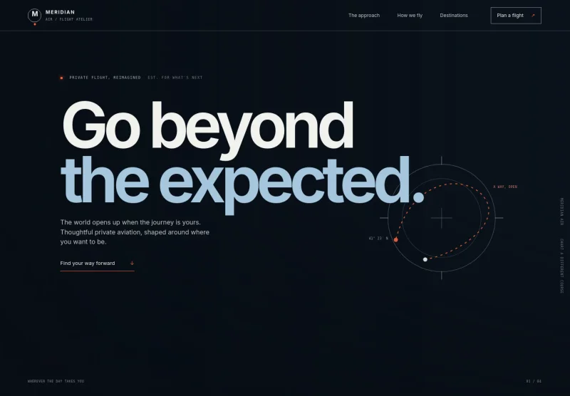 Flight Website Template