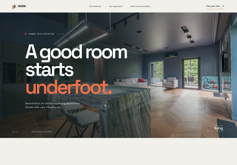 Flooring Website Template