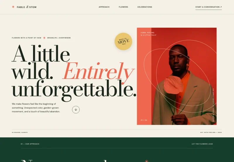 Floral Design Website Template