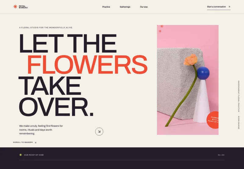 Flower Decoration Website Template