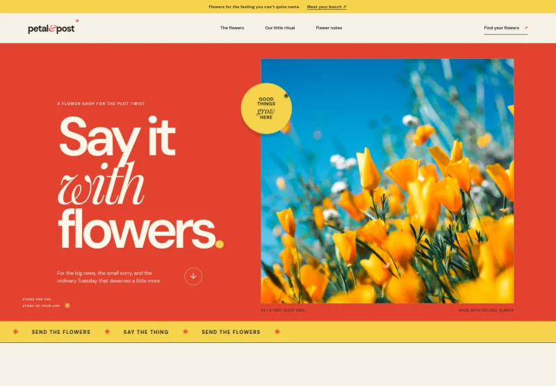 Flower Ecommerce Website Template