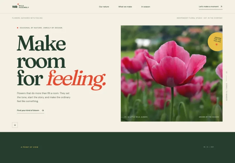 Flower Website Template