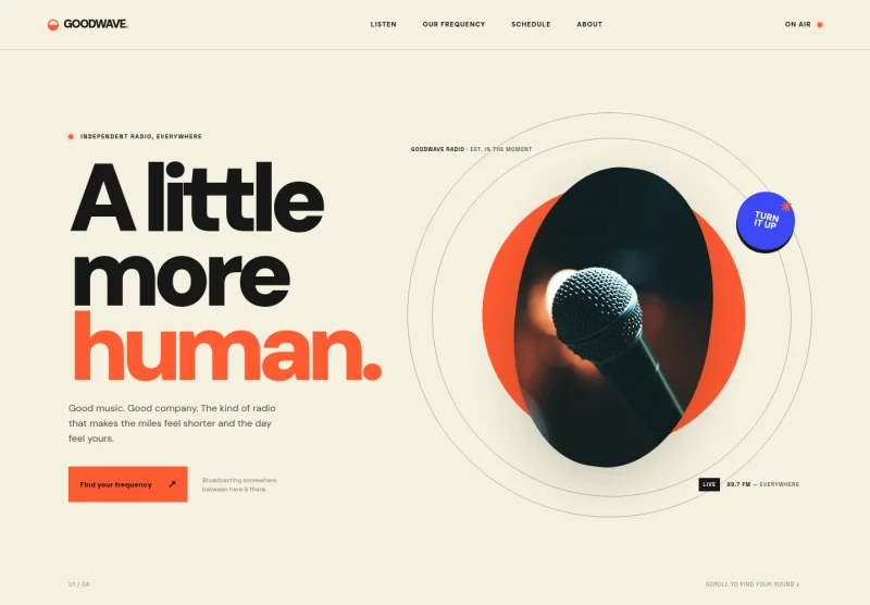 FM Radio Website Template
