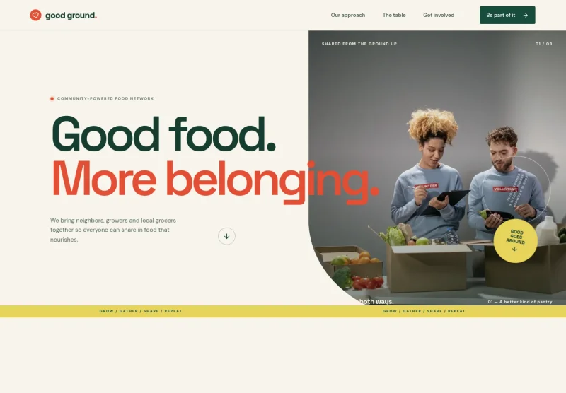 Food Bank Website Template
