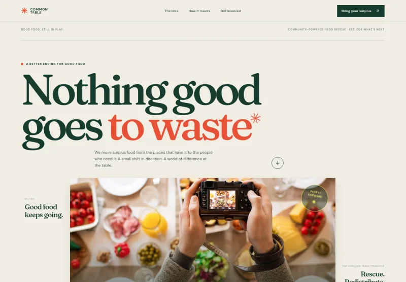 Food Donation Website Template