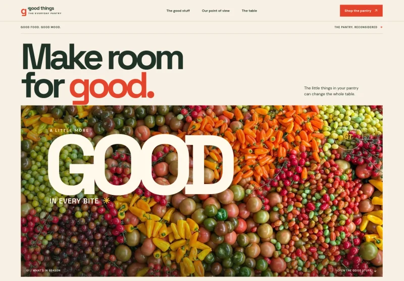 Food Ecommerce Website Template
