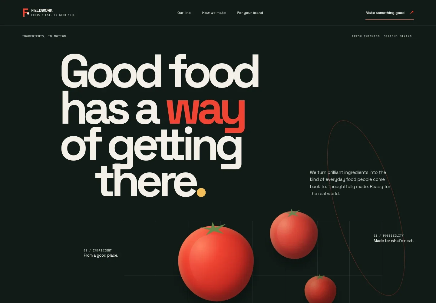 Food Factory Website Template