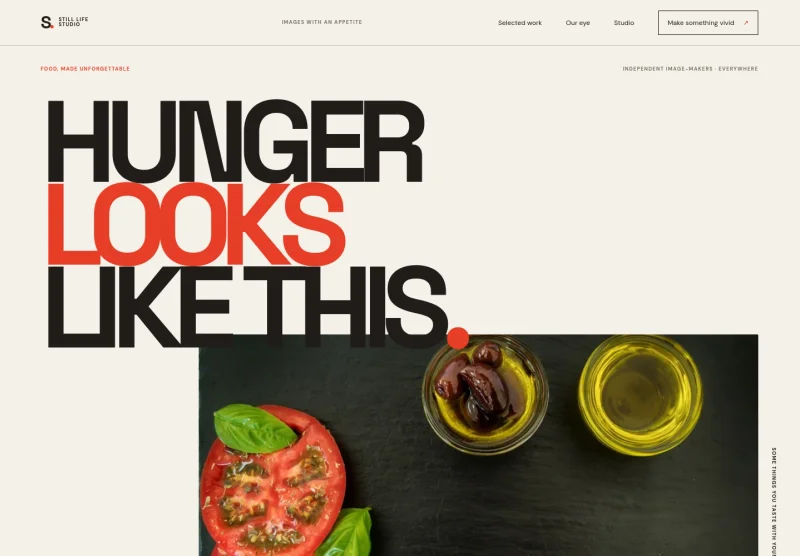 Food Photography Website Template