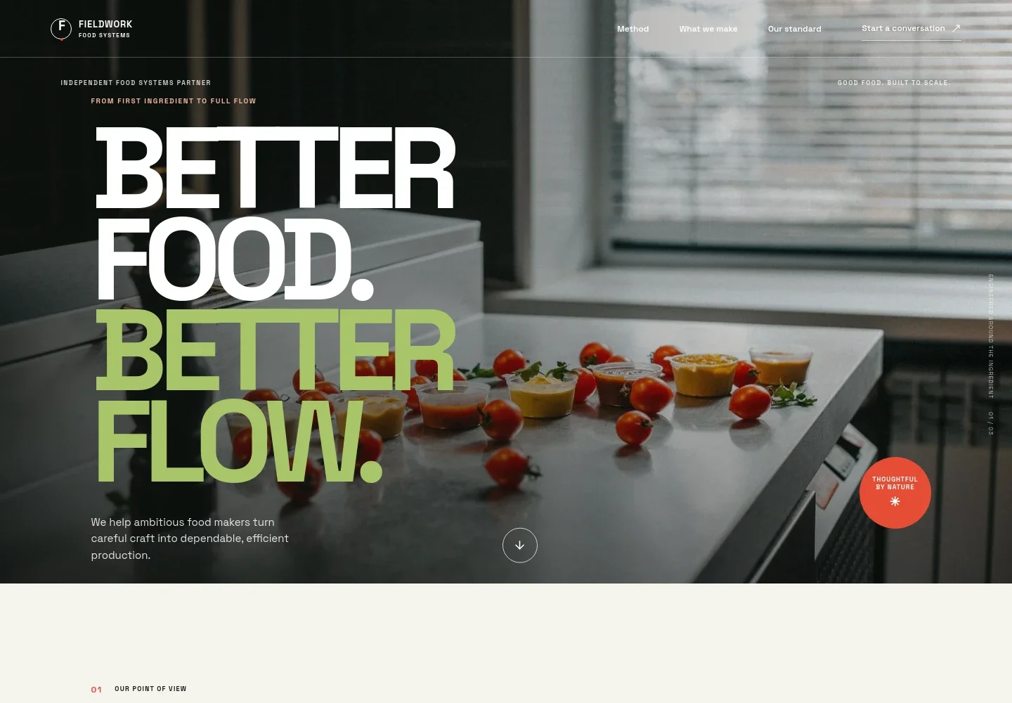 Food Processing Website Template
