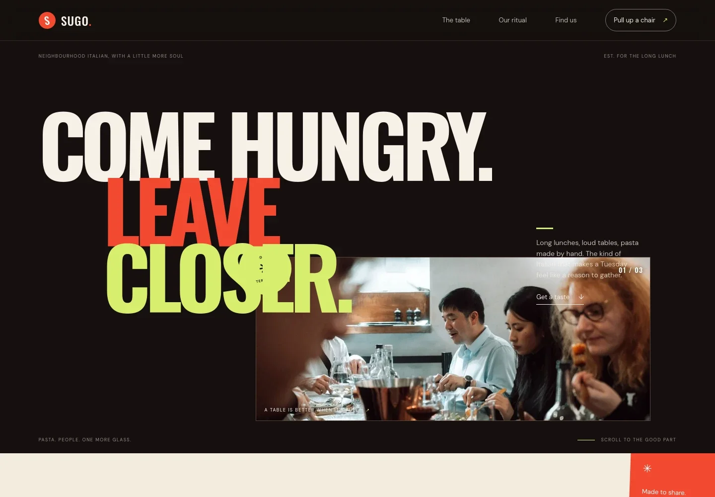 Food & Restaurants Website Template