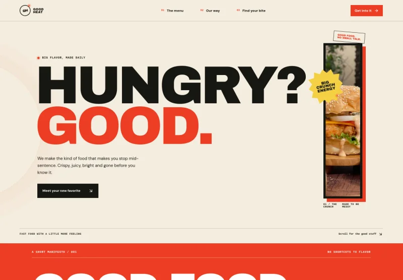 Food Selling Website Template