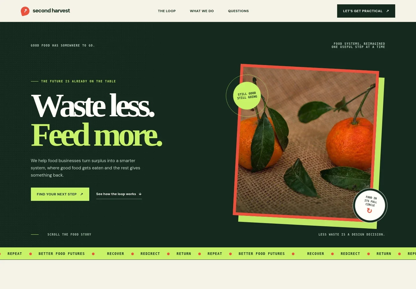 Food Waste Website Template