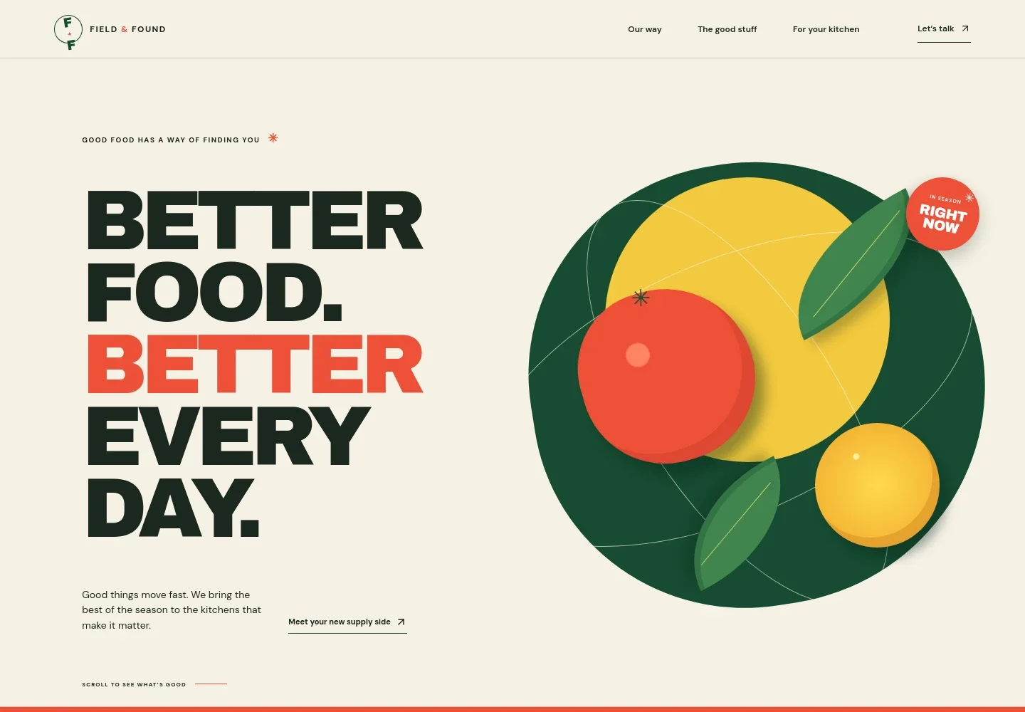 Food Wholesale Website Template
