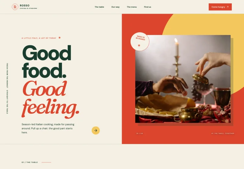 Foodie Website Template