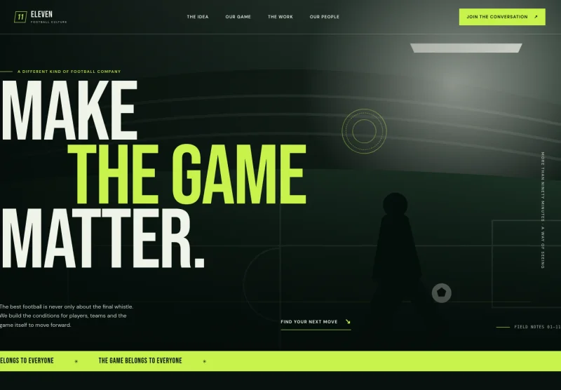 Football Website Template